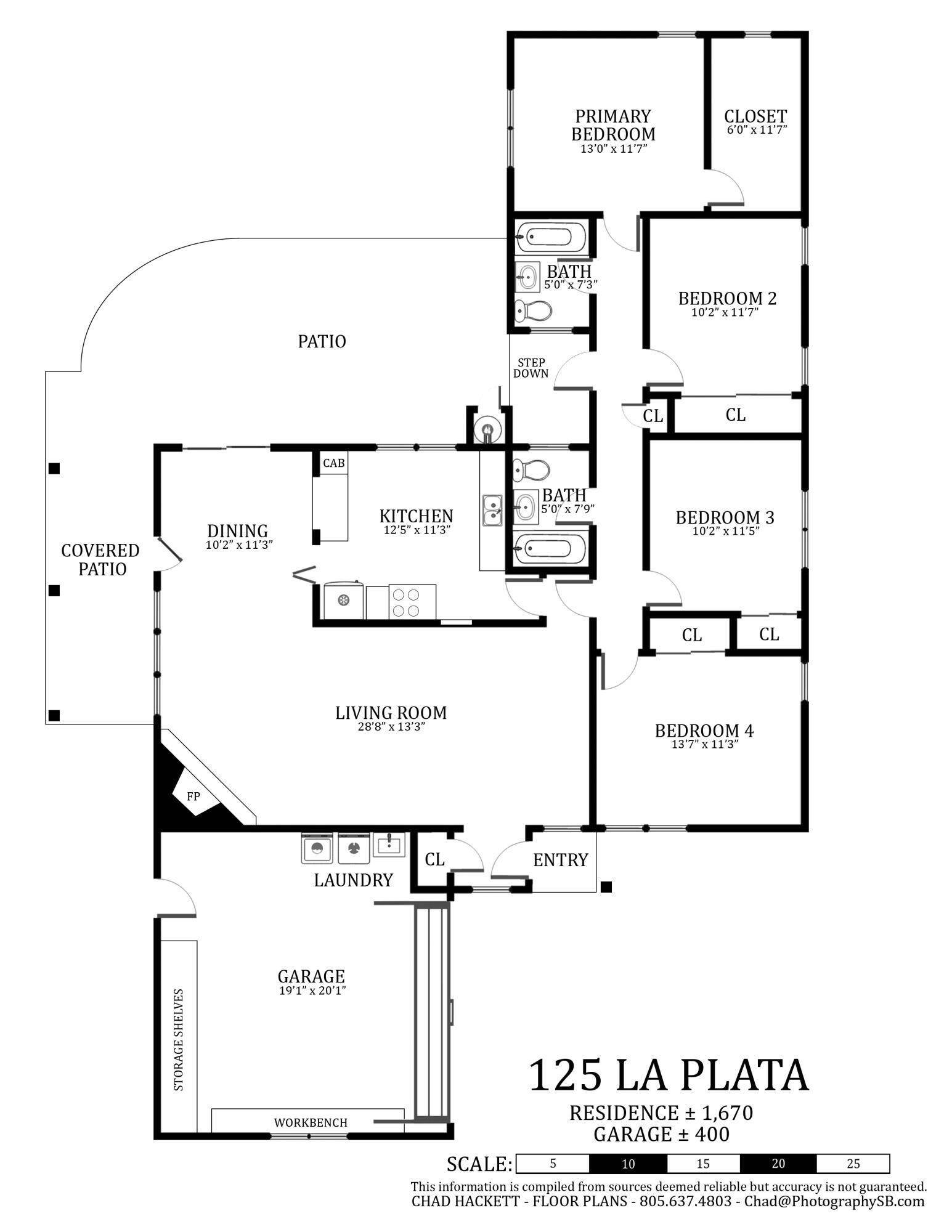 18. Estate for Sale at 125 La Plata Santa Barbara, California 93109 United States